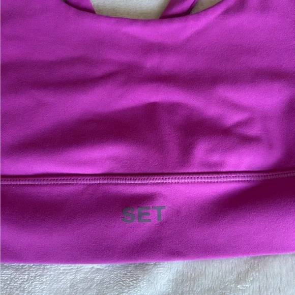 SET Active Luxform Purple Sports Bra - Picture 2 of 3